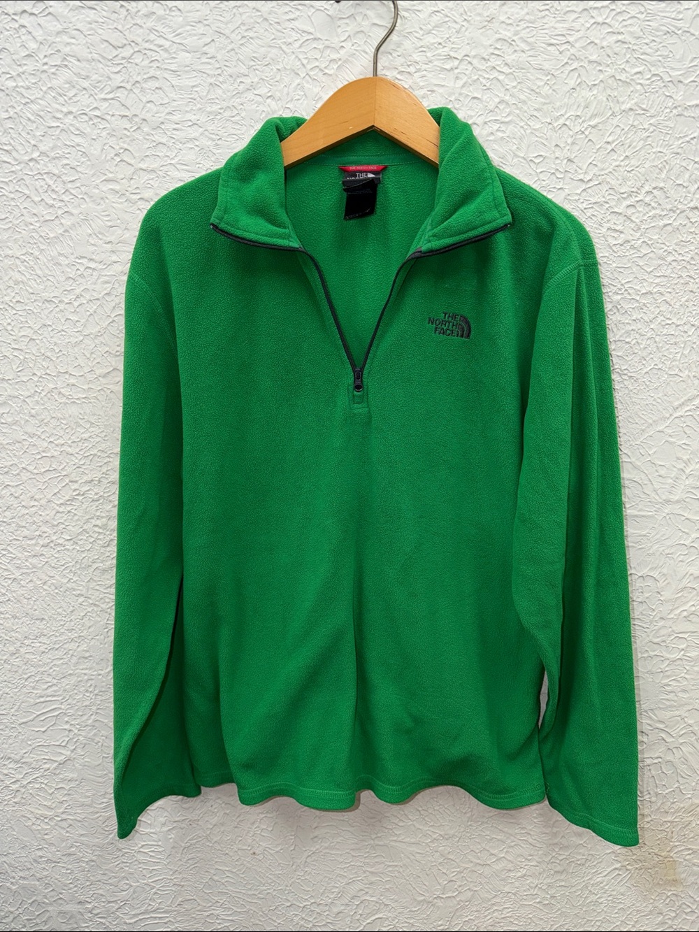 The North Face Bright Green Half-Zip Fleece